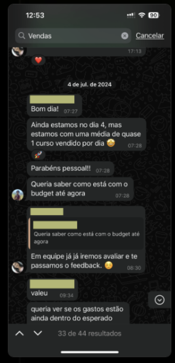 Resultados com RT Marketing - Cliente 1