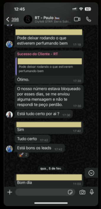 Resultados com RT Marketing - Cliente 2